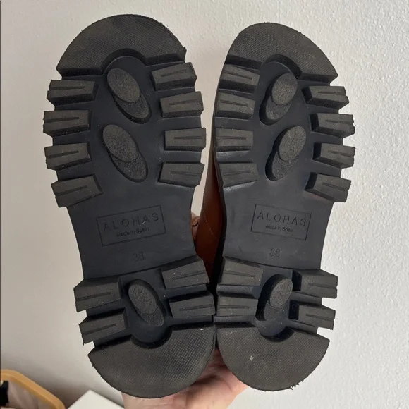 Alohas all rounder boots leather y2k platform high top stretch panels Size EU 38 - Picture 11 of 12